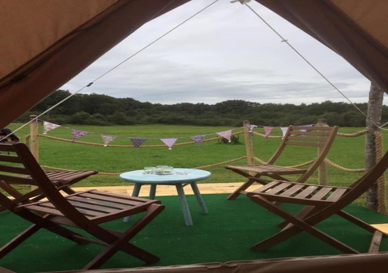 French Fields Luxury Glamping Original Mongolian Yurt Hotel Le Vieux-Cérier Kültér fotó